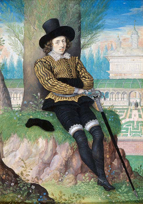 Young Man Seated under a Tree
